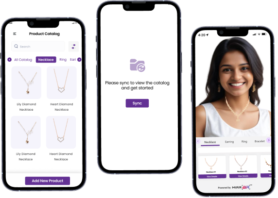 MirrAR App Screenshots